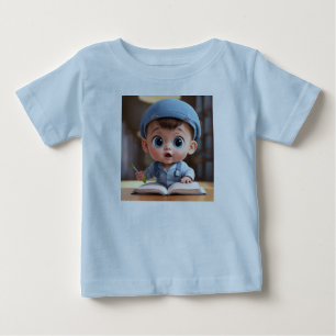 Camiseta "Adorable Smart Baby Cartoon Impressão"