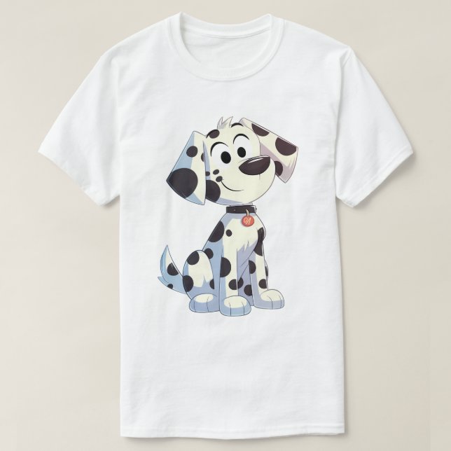 Camiseta Adorable Smiling Dalmatian (Frente do Design)