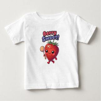 Camiseta Adorable Strawberry with Maraca and 'Berry Sweet