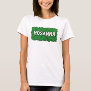 Camiseta Adoração Cristã Hosanna Design Palavra de Louvor