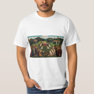 Camiseta Adoração do Cordeiro Místico de Jan van Eyck Arte