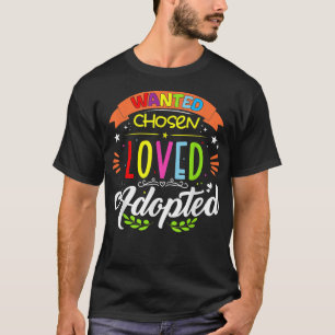 Camiseta Adoradas Crianças Adotivas Adotivas Adotadas Menin