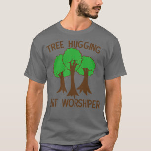 Camiseta Adorador de sujeira da árvore abraçando a árvore