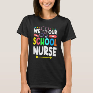 Camiseta Adoramos A Nossa Enfermeira Enfermeira Estudante E