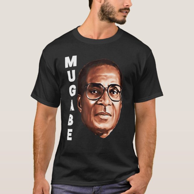 Camiseta Adoramos Robert Mugabe (Frente)