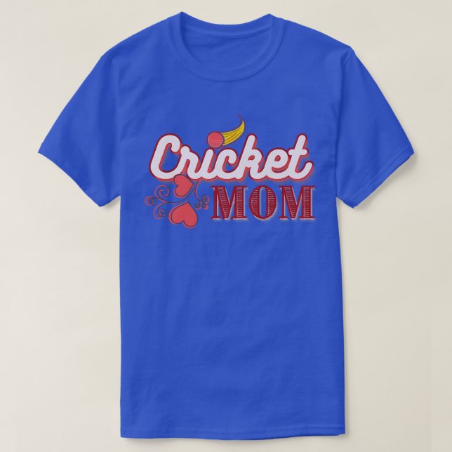 Camiseta Adorando Cricket Mãe Premium (Frente do Design)