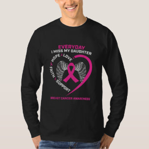 Camiseta Adorando Memória Lembrança Filha Cancer da Mama