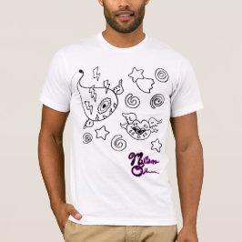 Camiseta Adoraria Estranho Olhal Voador e Camiseta-Lábios