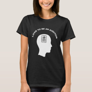Camiseta Adoraria Ser Auditor Contabilístico Audi E