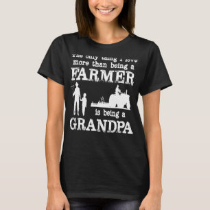 Camiseta Adoraria Ser Um Agricultor Do Vovô Para Dia de os 