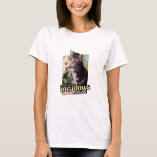 Camiseta Adoráveis Gatinhos Dão Uma Volta Nos Prados