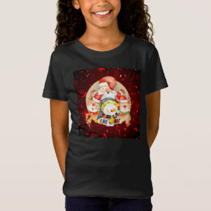 Camiseta Adoráveis Papais noeis De Natal E Amigos