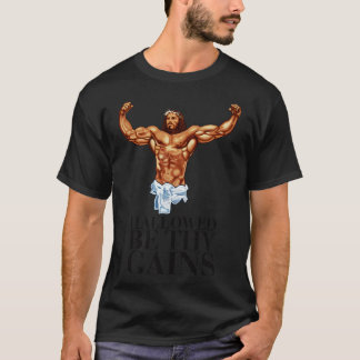 Camiseta Adoráveis sejam seus ganhos Swole Jesus Jesus é se