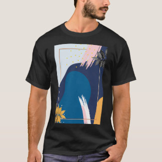Camiseta Adorável Abstrato Art