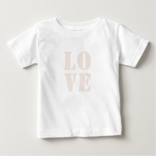Camiseta Adorável "Amor" - Camisa-T Cuta