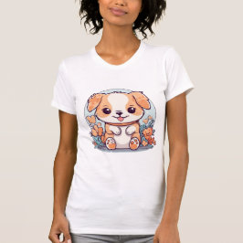 Camiseta Adorável Amor com Cãozinho