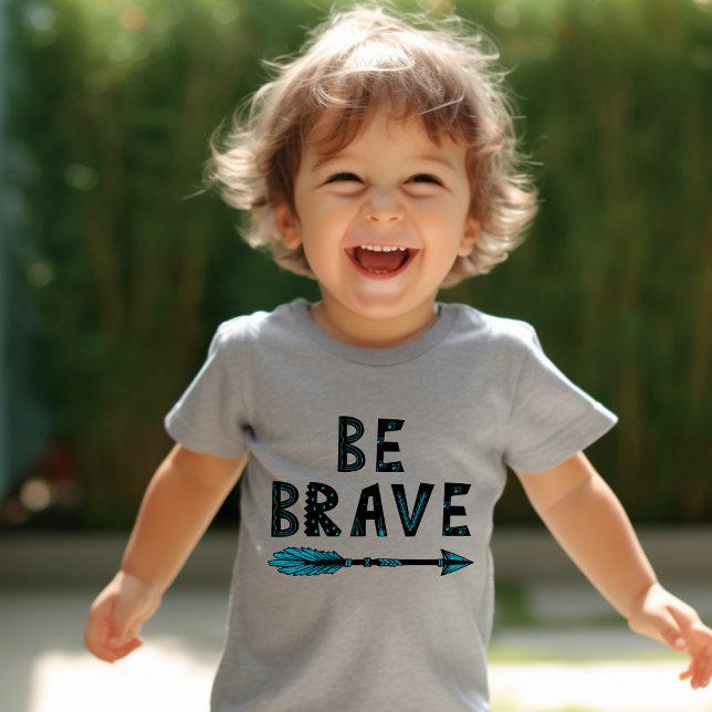 Camiseta Adorável Boho "SEJA CORAJOSO" (Criador carregado)