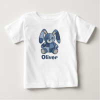 Adorável Bunny Remendo de Jeans