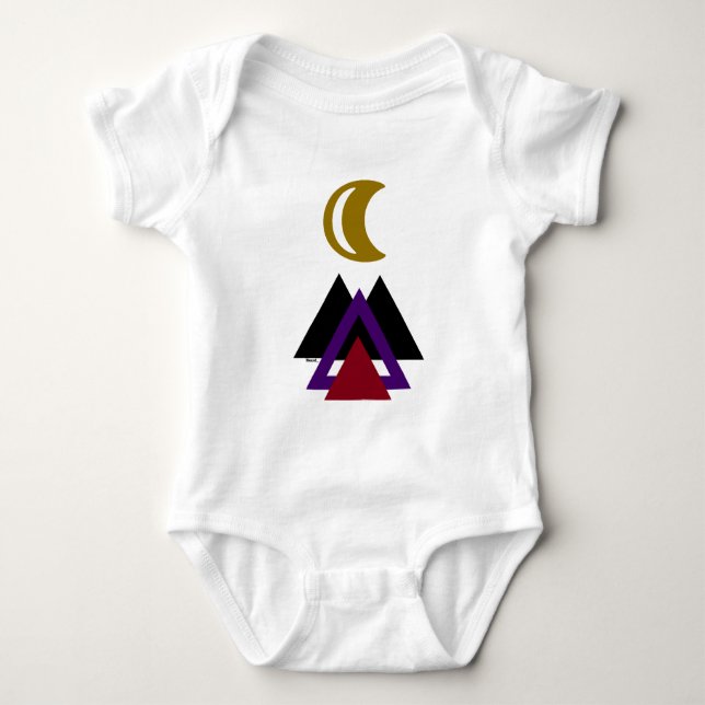 Camiseta Adorável Camping Hiking Baby : (Frente)