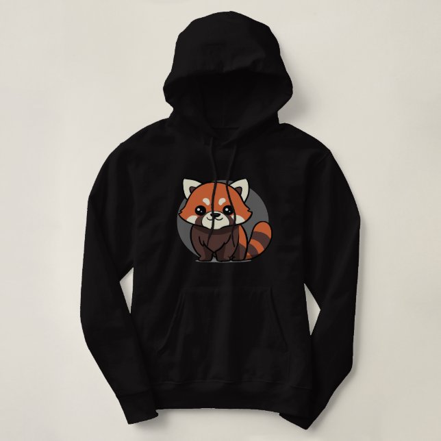 Camiseta Adorável Chibi Kawaii Baby Red Panda Lover 160 (Frente do Design)