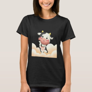 Camiseta Adorável Dança De Vacas Leiteiras