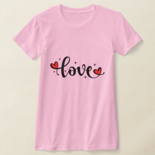 Camiseta Adorável de AMOR para Meninas - Valentina