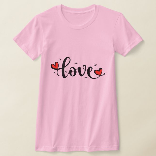 Camiseta Adorável de AMOR para Meninas - Valentina (Postura )
