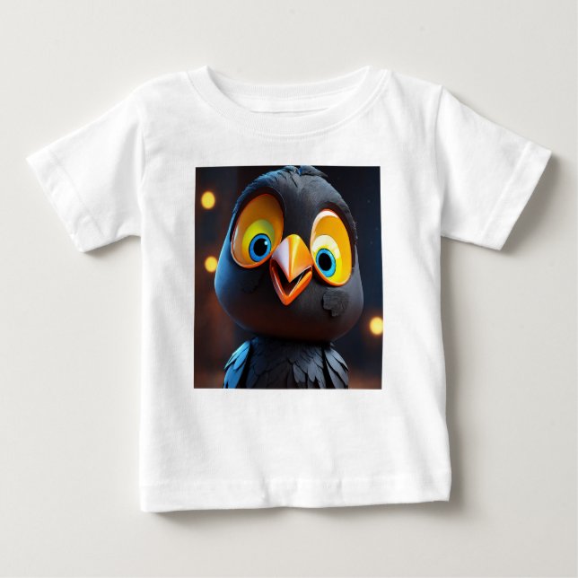 Camiseta Adorável de Bebê (Frente)