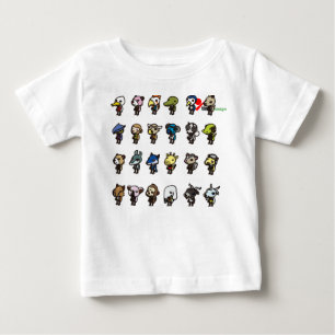 Camiseta Adorável De Bebê Para Amigos Animais