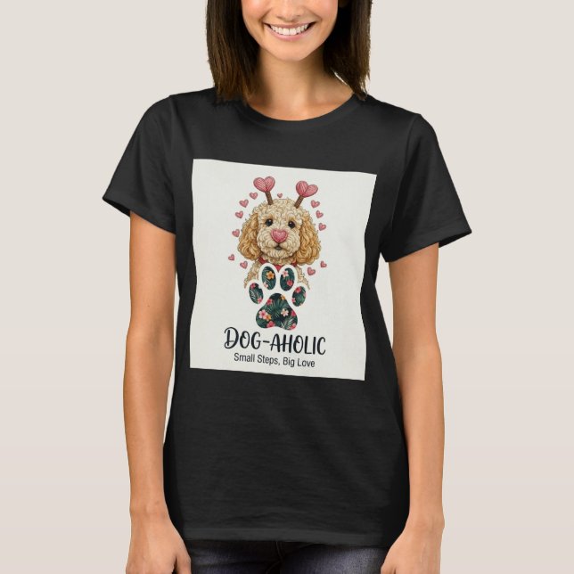 Camiseta adorável de mãe de cachorro (Frente)