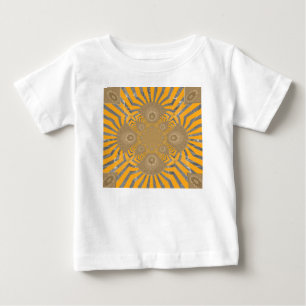 Camiseta Adorável design de Arte amarelo redondo africano