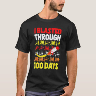 Camiseta Adorável, eu explodi meu caminho por 100 dias prof