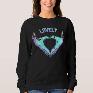 Camiseta Adorável Gótico Pastel Zombie Mão Emo Punk Death M