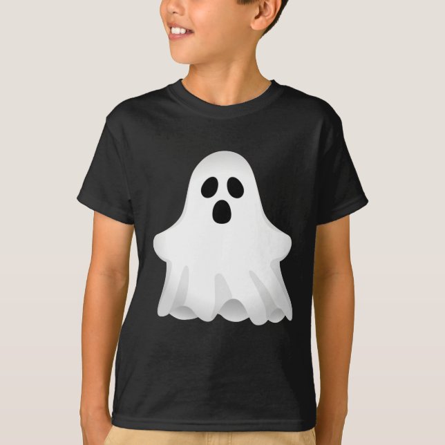 Camiseta Adorável Halloween Ghost Boy (Frente)