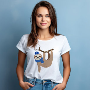 Camiseta Adorável Hanukkah Sloth