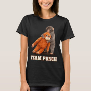 Camiseta Adorável macaco soco bebê gráfico equipe soco gran