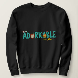 Camiseta Adorável: Nerdy Cute & Quirky Sweatshirt -T Shirt