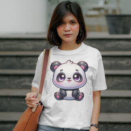 Camiseta Adorável Panda Pal kawaii