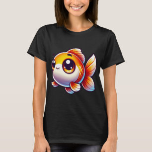 Camiseta Adorável Peixe Dourado Oranda
