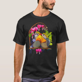 Camiseta Adorável Pekin Robin Bird Pair