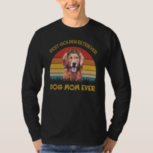 Camiseta Adorável Porco Cachorro Melhor Cachorro Mãe Ouro R