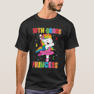 Camiseta Adorável Princesa Décima Série Crianças De Volta A