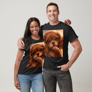 Camiseta Adorável Ruby Cavalier Spaniel