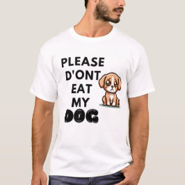 Camiseta Adorável Sad Dog Art Gift Puppy Dog Cartoons Olhos