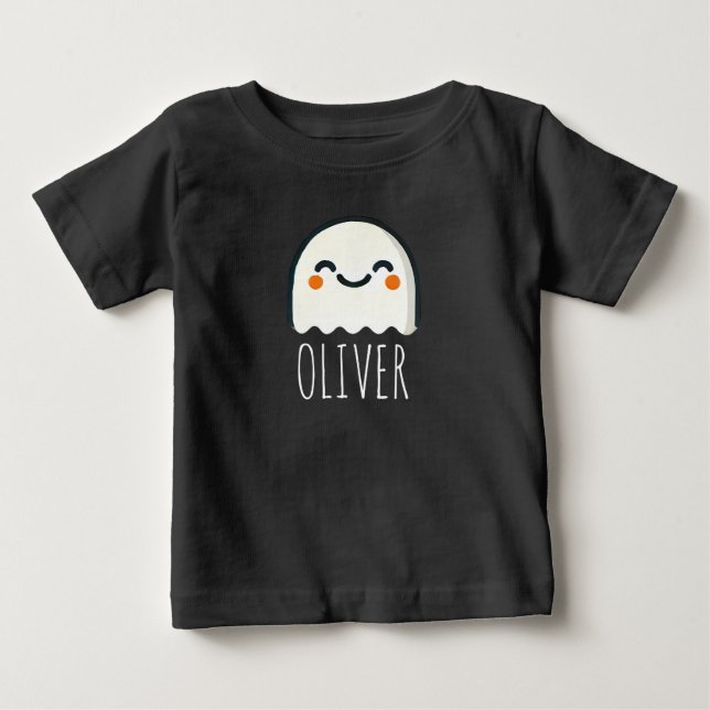 Camiseta Adorável temática fantasma personalizado (Frente)
