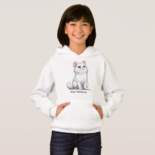 Camiseta Adorável White Kitten