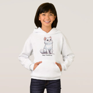 Camiseta Adorável White Kitten