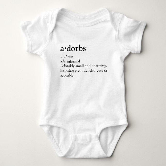 Camiseta Adorbs Baby Jersey Bodydress (Frente)