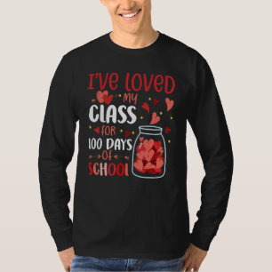 Camiseta Adorei a minha turma durante 100 dias.