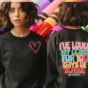 Camiseta Adorei a minha turma durante 100 dias, Tshir de Ca